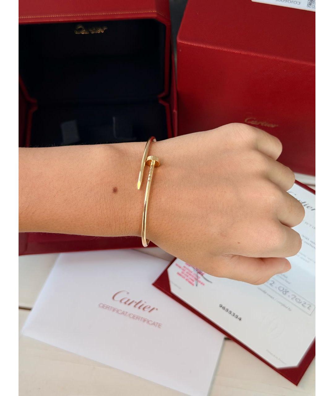 CARTIER Золотой браслет из желтого золота, фото 6