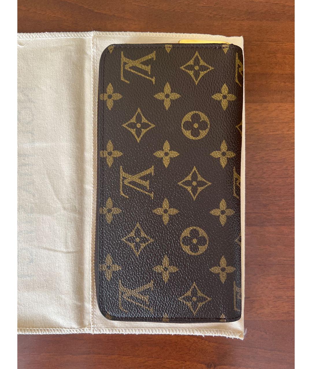 LOUIS VUITTON Коричневый кошелек, фото 2
