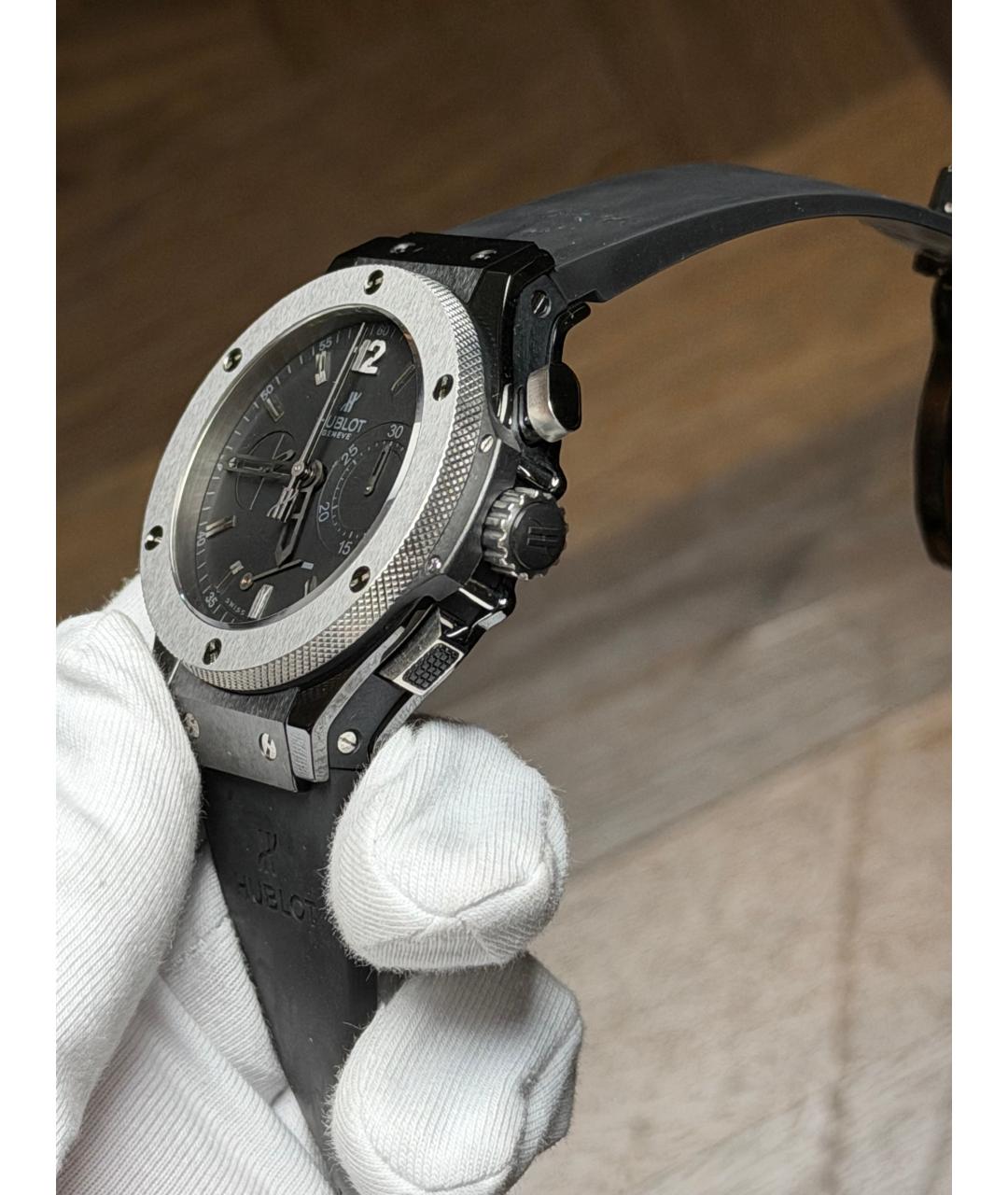 HUBLOT Черные керамические часы, фото 3