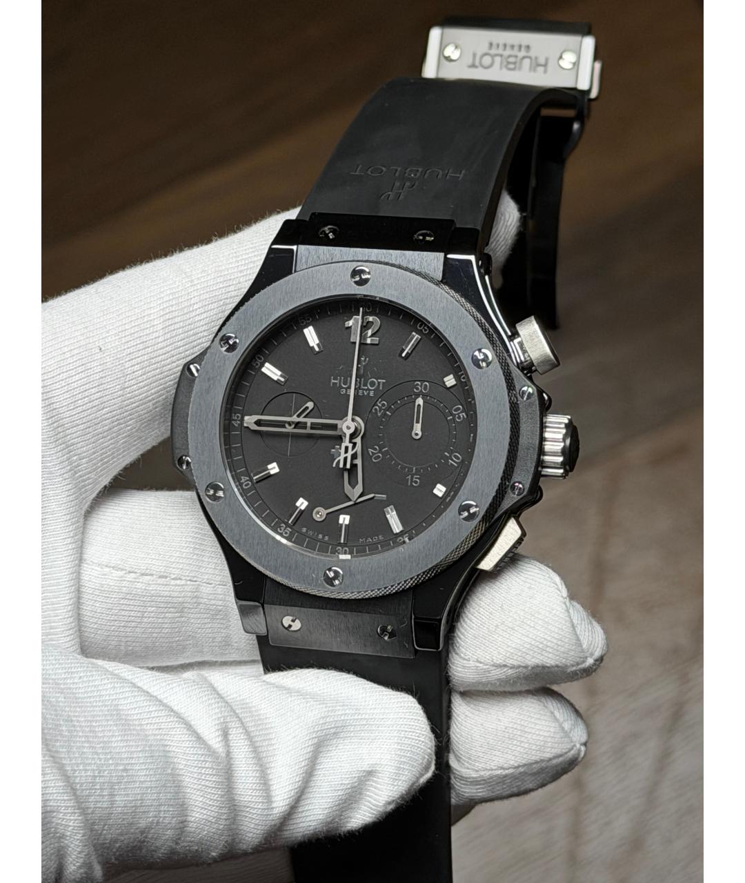 HUBLOT Черные керамические часы, фото 2