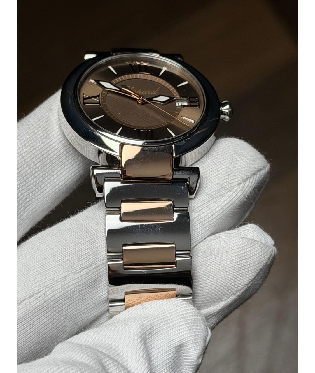 CHOPARD Коричневые часы из розового золота, фото 6