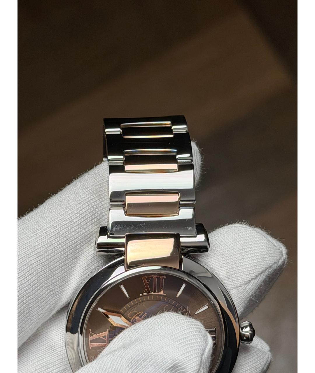 CHOPARD Коричневые часы из розового золота, фото 5