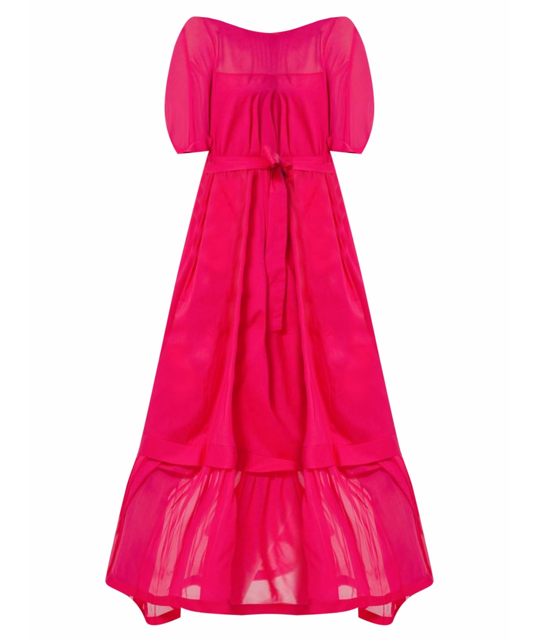 TWIN-SET Розовое хлопковое повседневное платье, фото 1