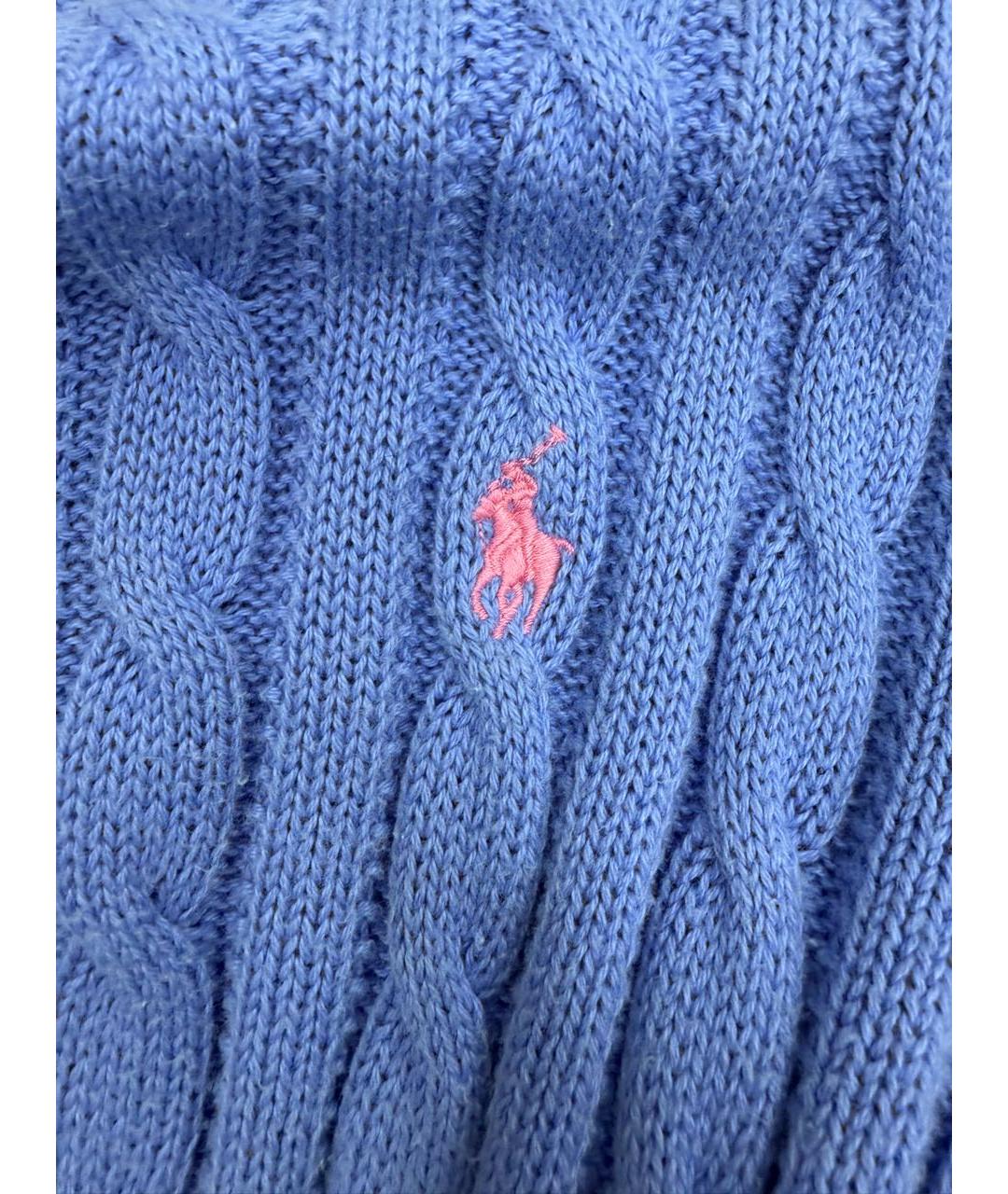 POLO RALPH LAUREN Синий хлопковый джемпер / свитер, фото 4