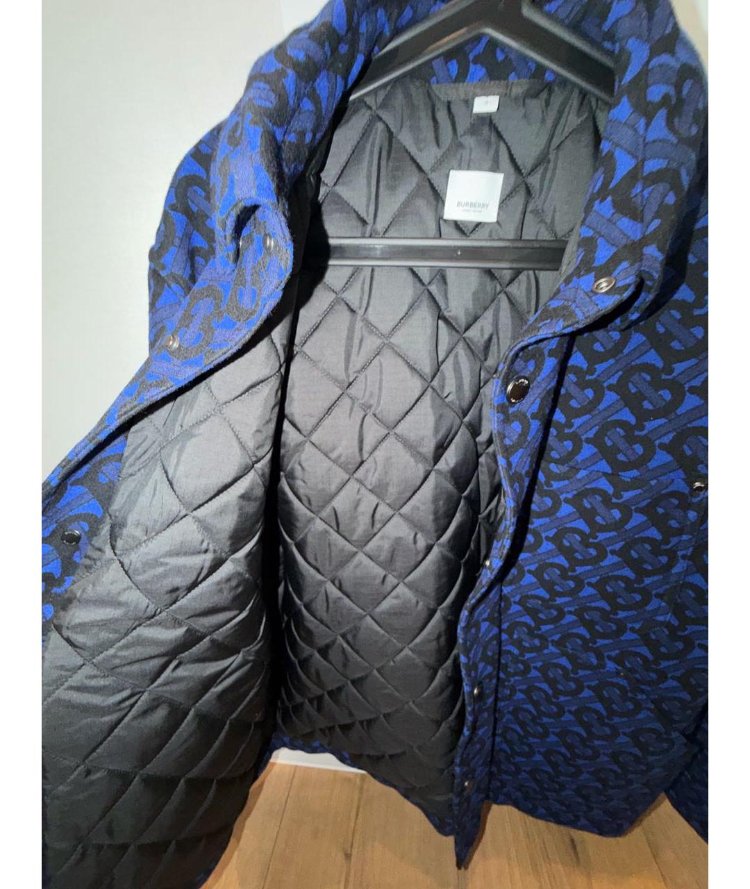 BURBERRY Темно-синяя шерстяная куртка, фото 6