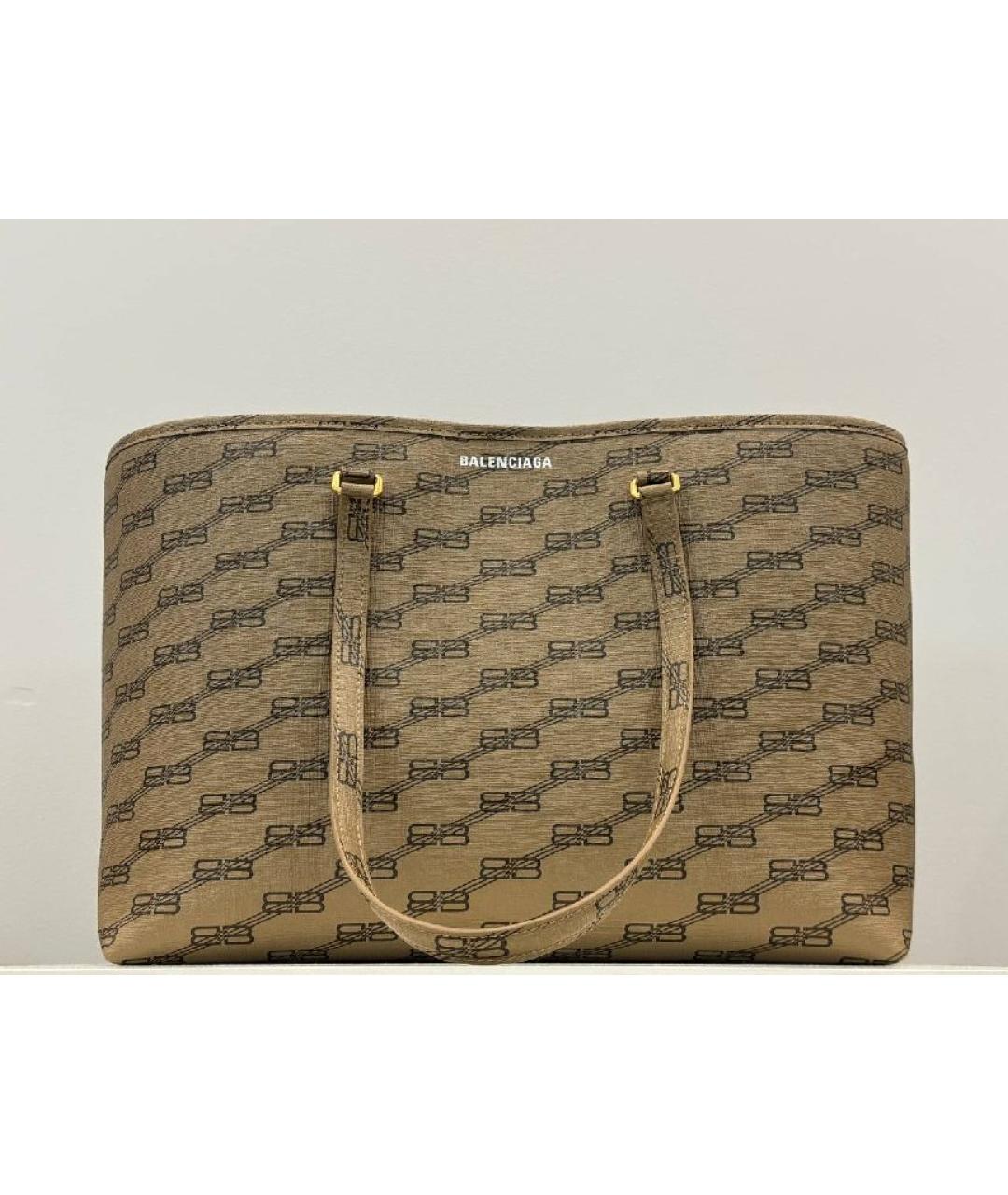 BALENCIAGA Коричневая сумка тоут, фото 8