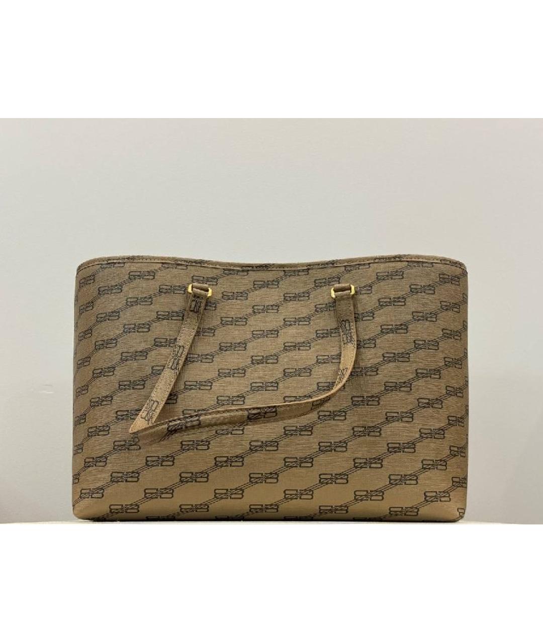 BALENCIAGA Коричневая сумка тоут, фото 2
