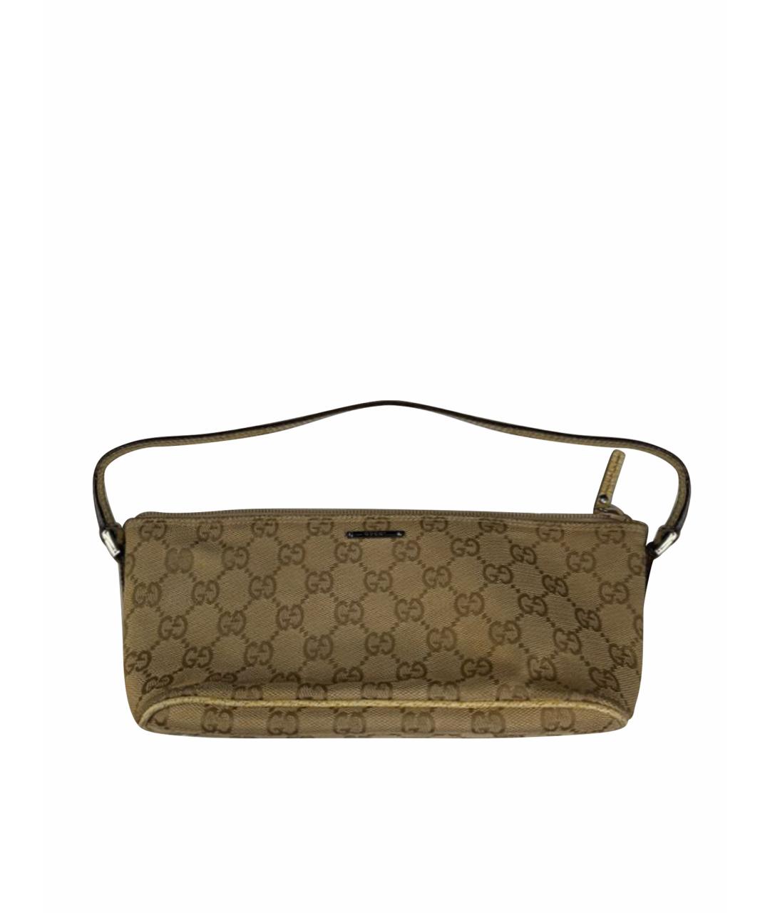 GUCCI Бежевая сумка с короткими ручками, фото 1