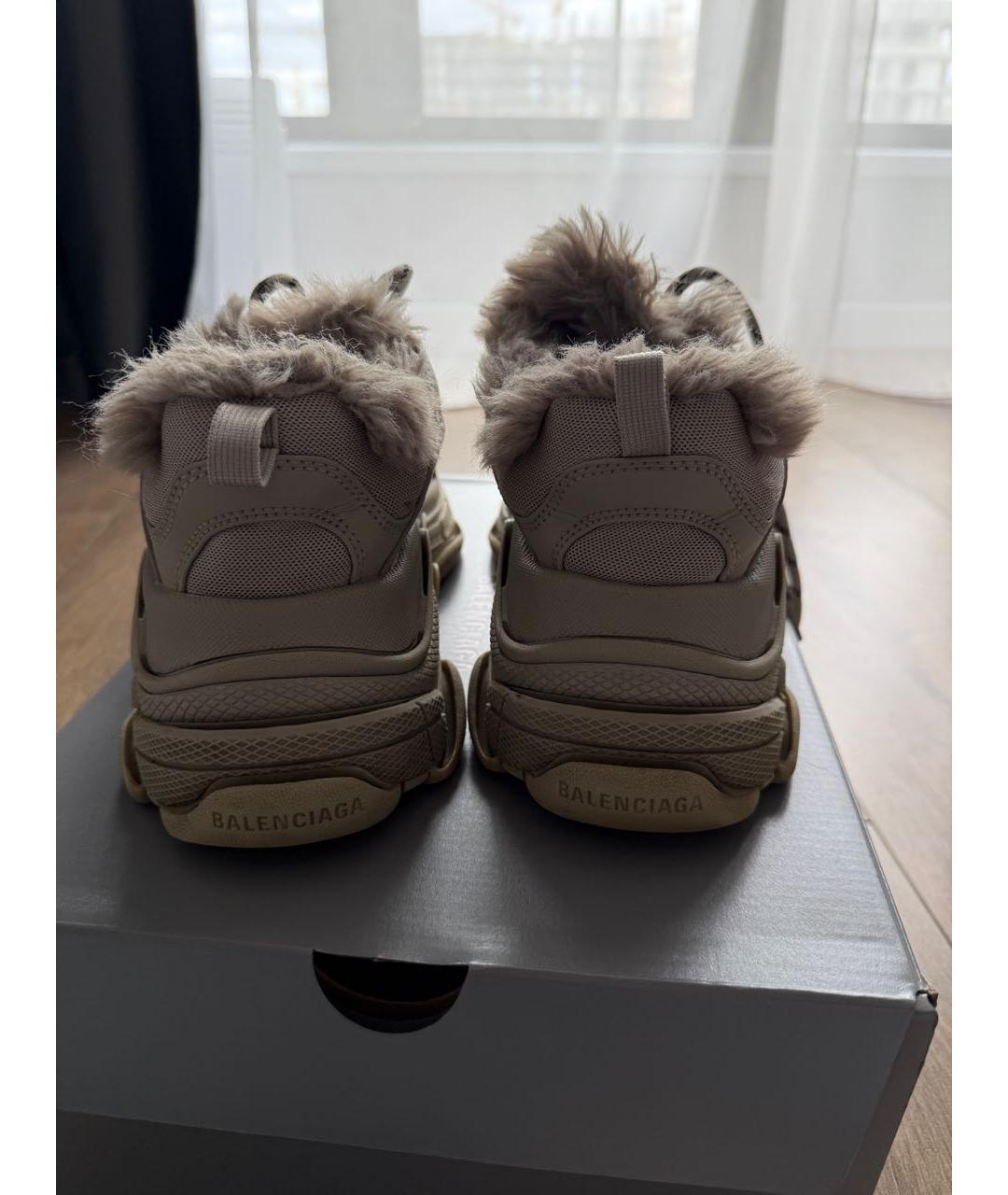 BALENCIAGA Серые кроссовки, фото 4