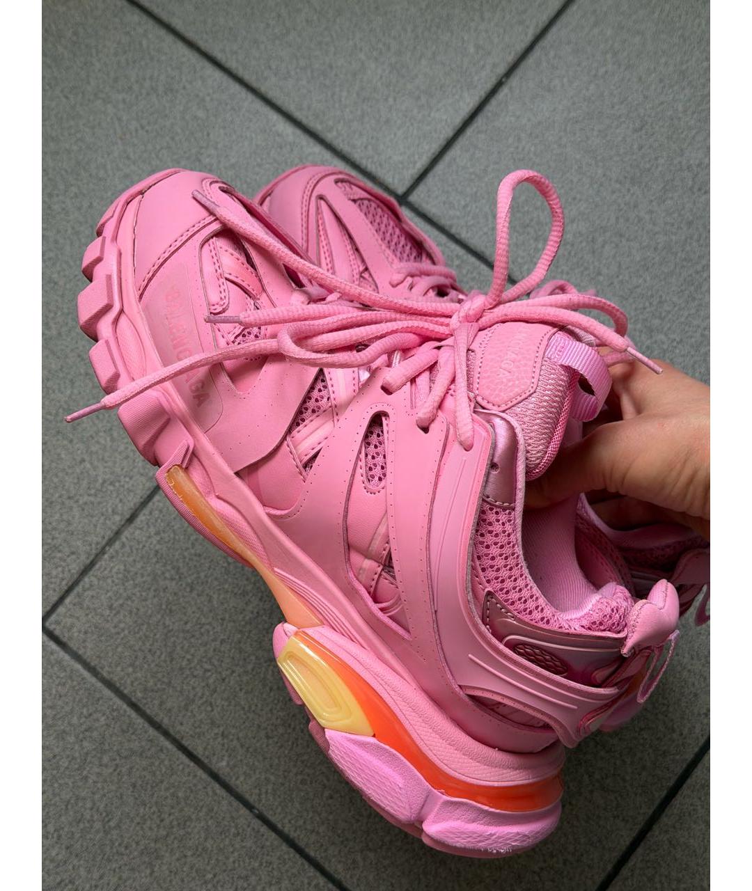 BALENCIAGA Розовые кроссовки, фото 9