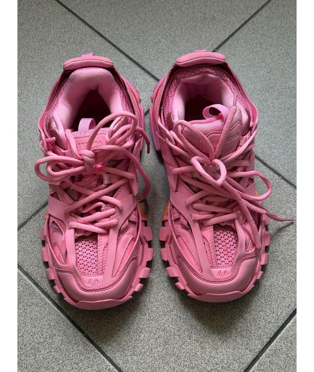 BALENCIAGA Розовые кроссовки, фото 3