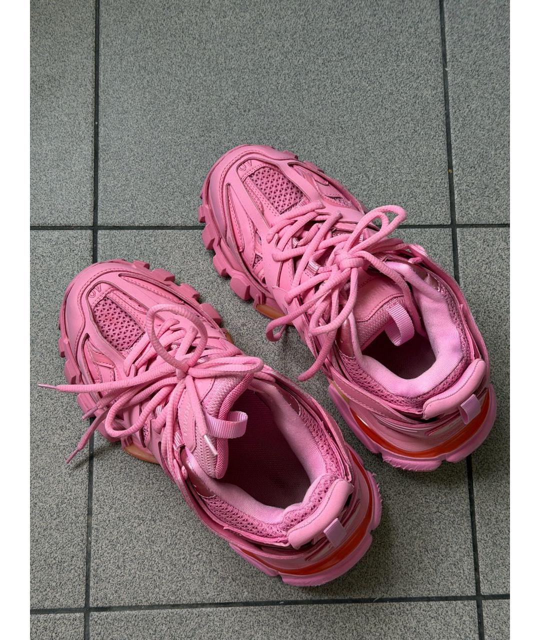 BALENCIAGA Розовые кроссовки, фото 4