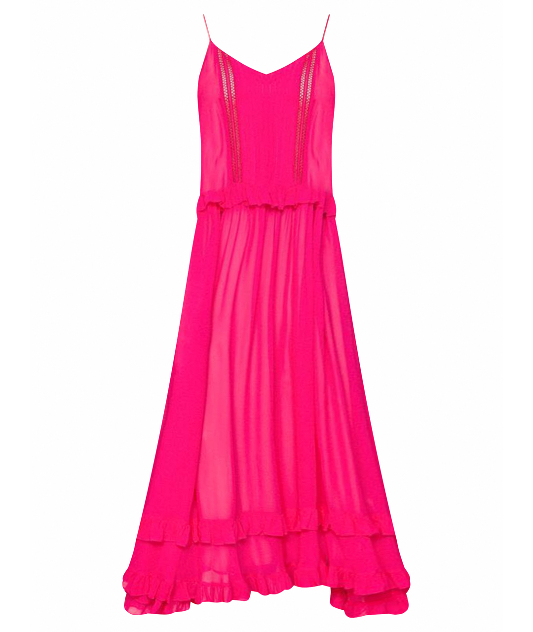 TWIN-SET Розовое вискозное повседневное платье, фото 1