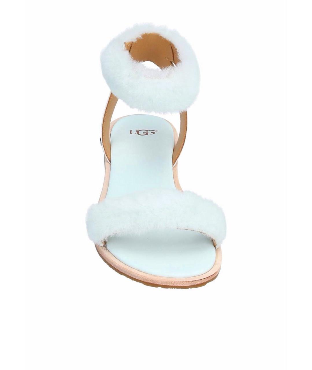 UGG AUSTRALIA Голубые кожаные босоножки, фото 5