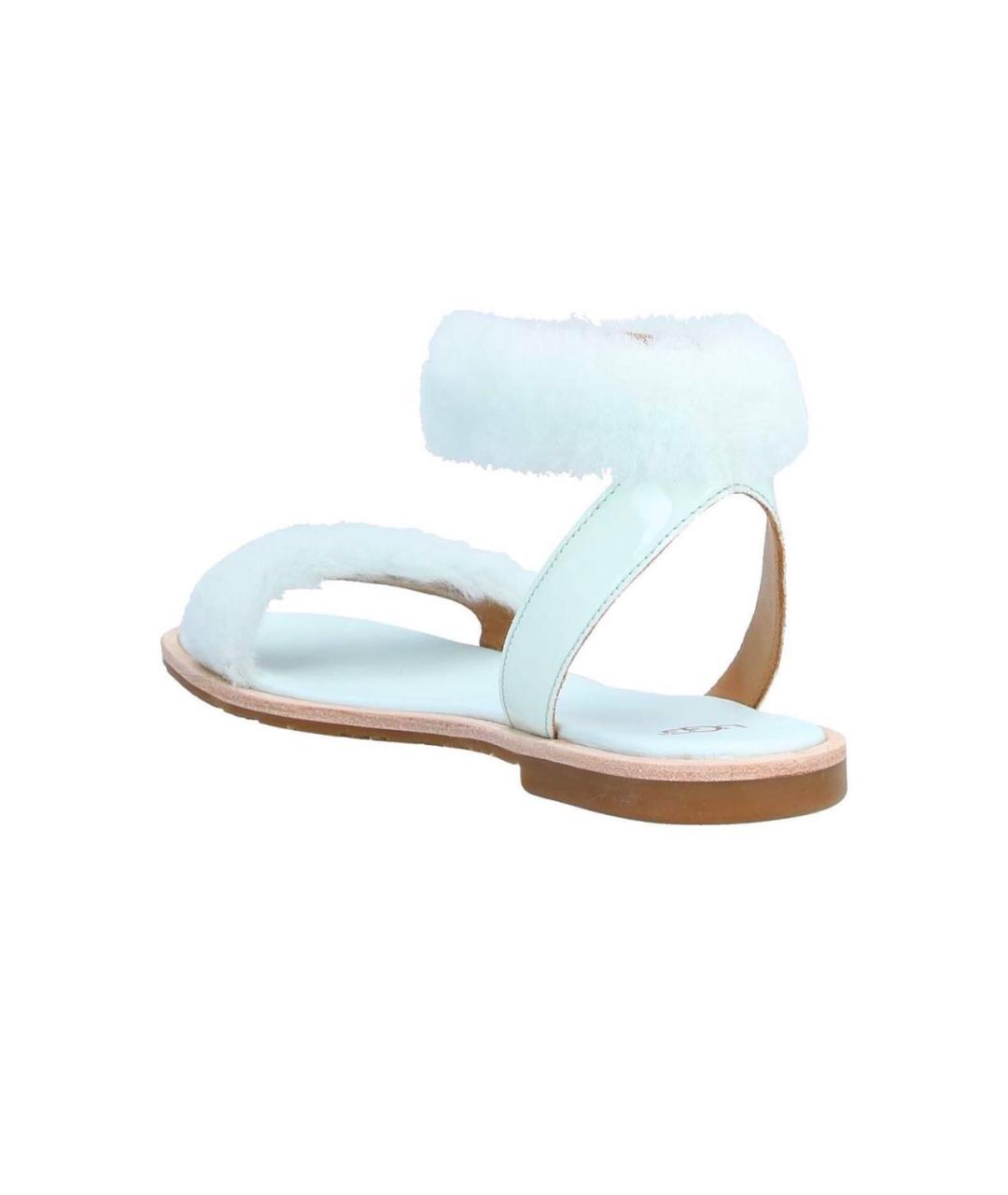UGG AUSTRALIA Голубые кожаные босоножки, фото 6