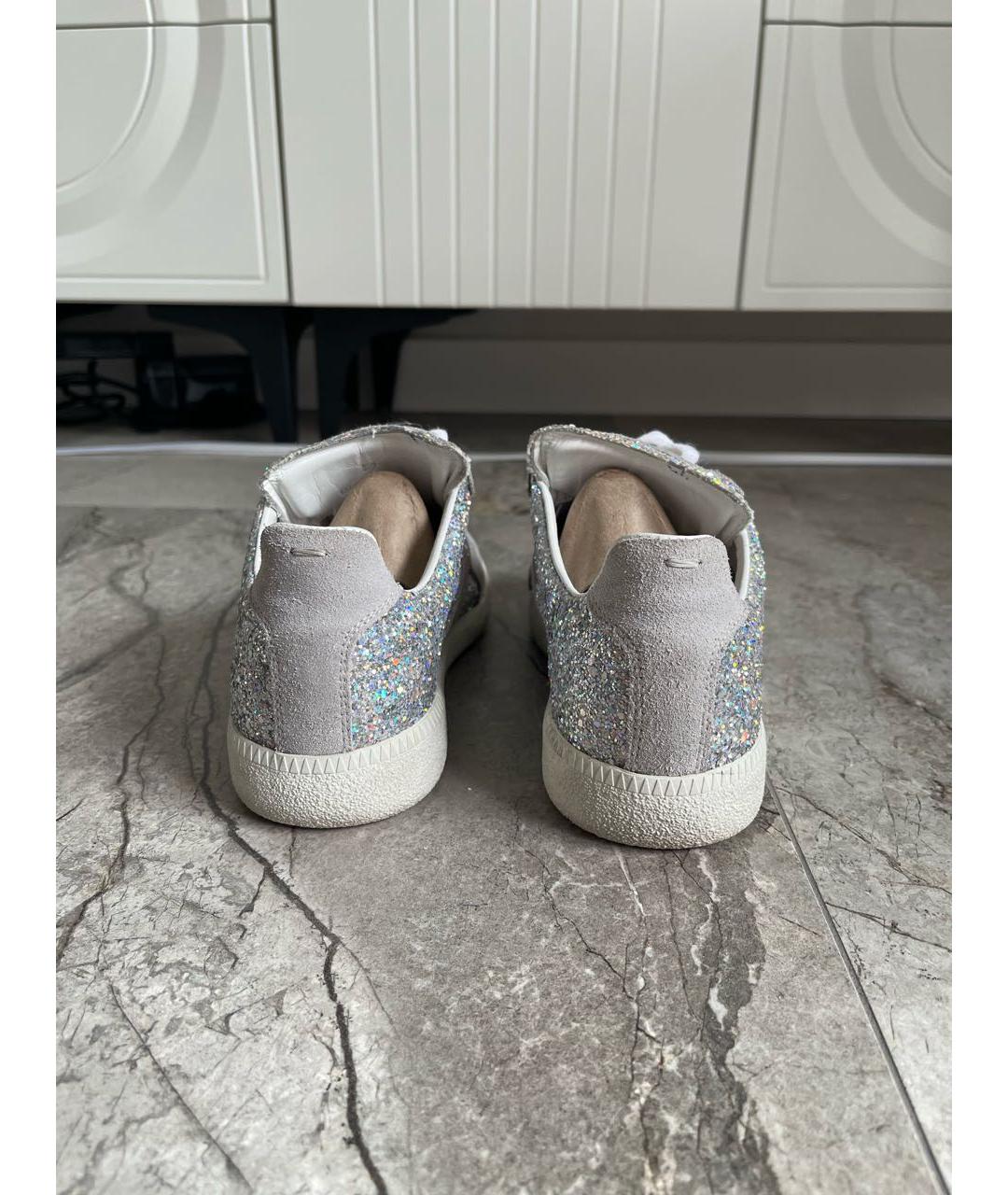 MAISON MARGIELA Серые кеды, фото 4