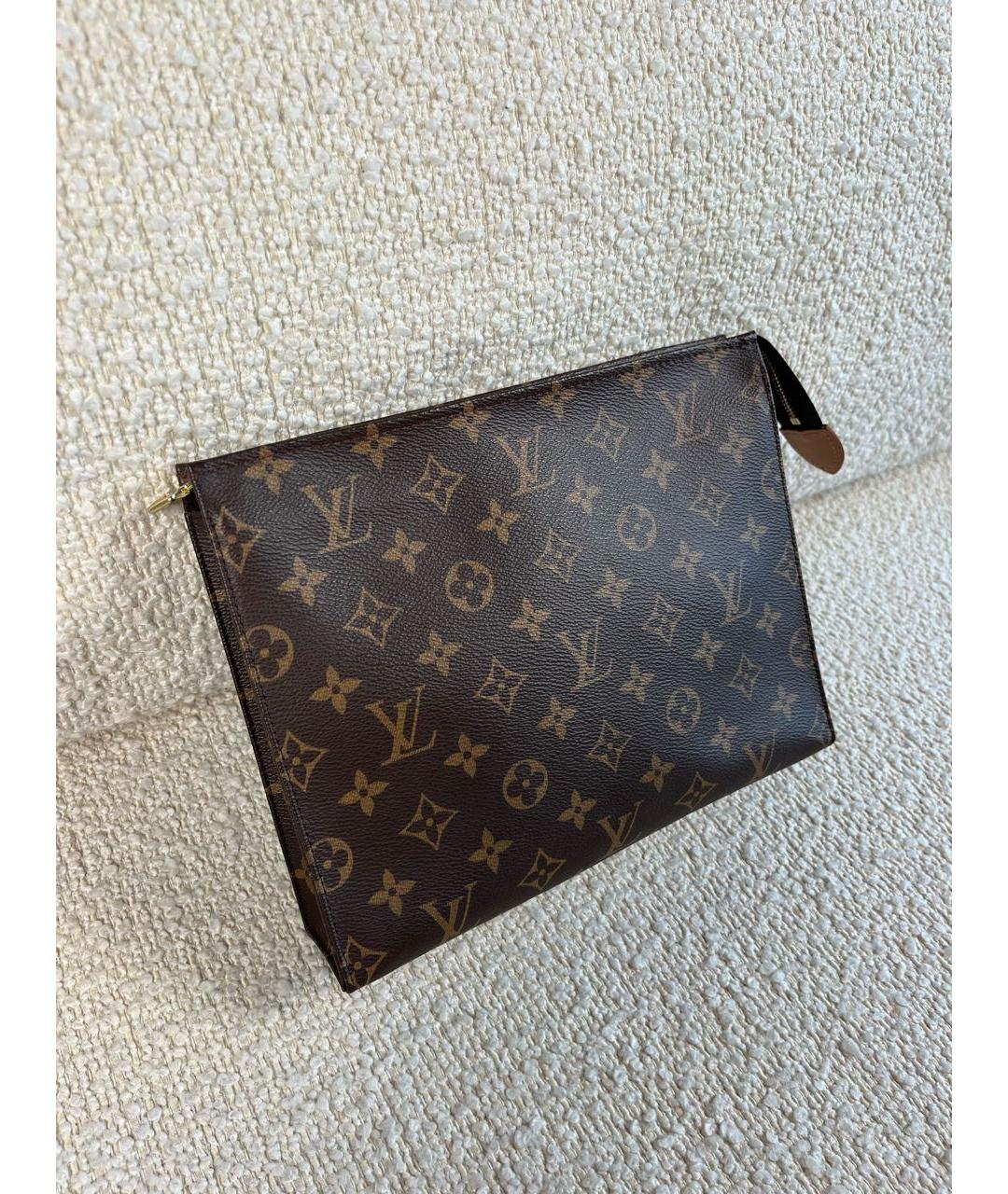 LOUIS VUITTON Коричневая папка для документов, фото 5