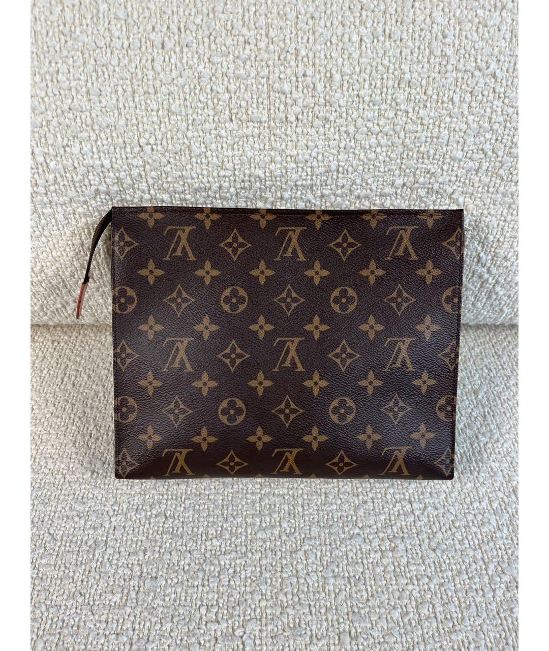LOUIS VUITTON Коричневая папка для документов, фото 3