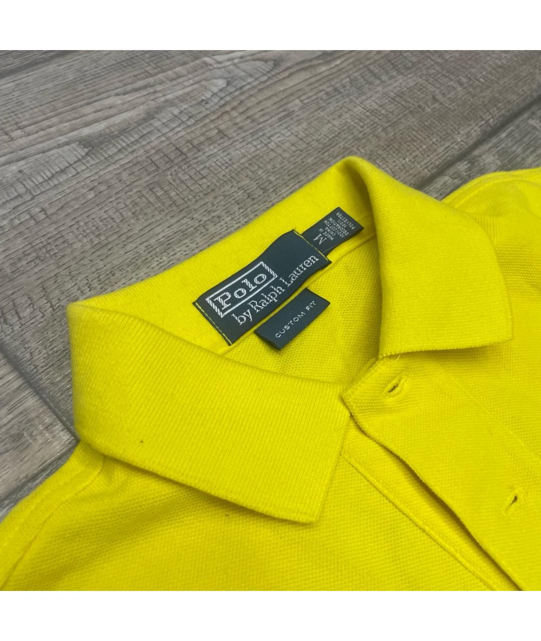 POLO RALPH LAUREN Желтое поло с коротким рукавом, фото 6