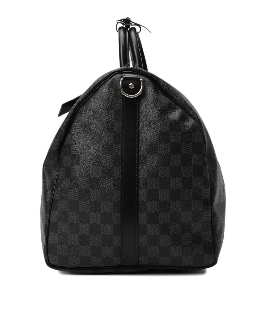 LOUIS VUITTON Черная дорожная/спортивная сумка, фото 4