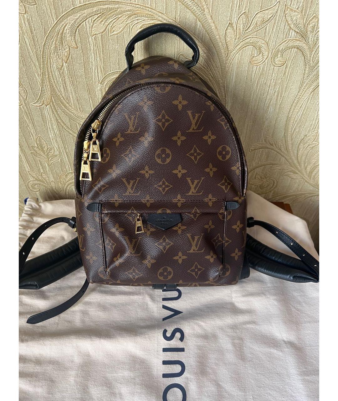 LOUIS VUITTON Коричневый рюкзак, фото 8