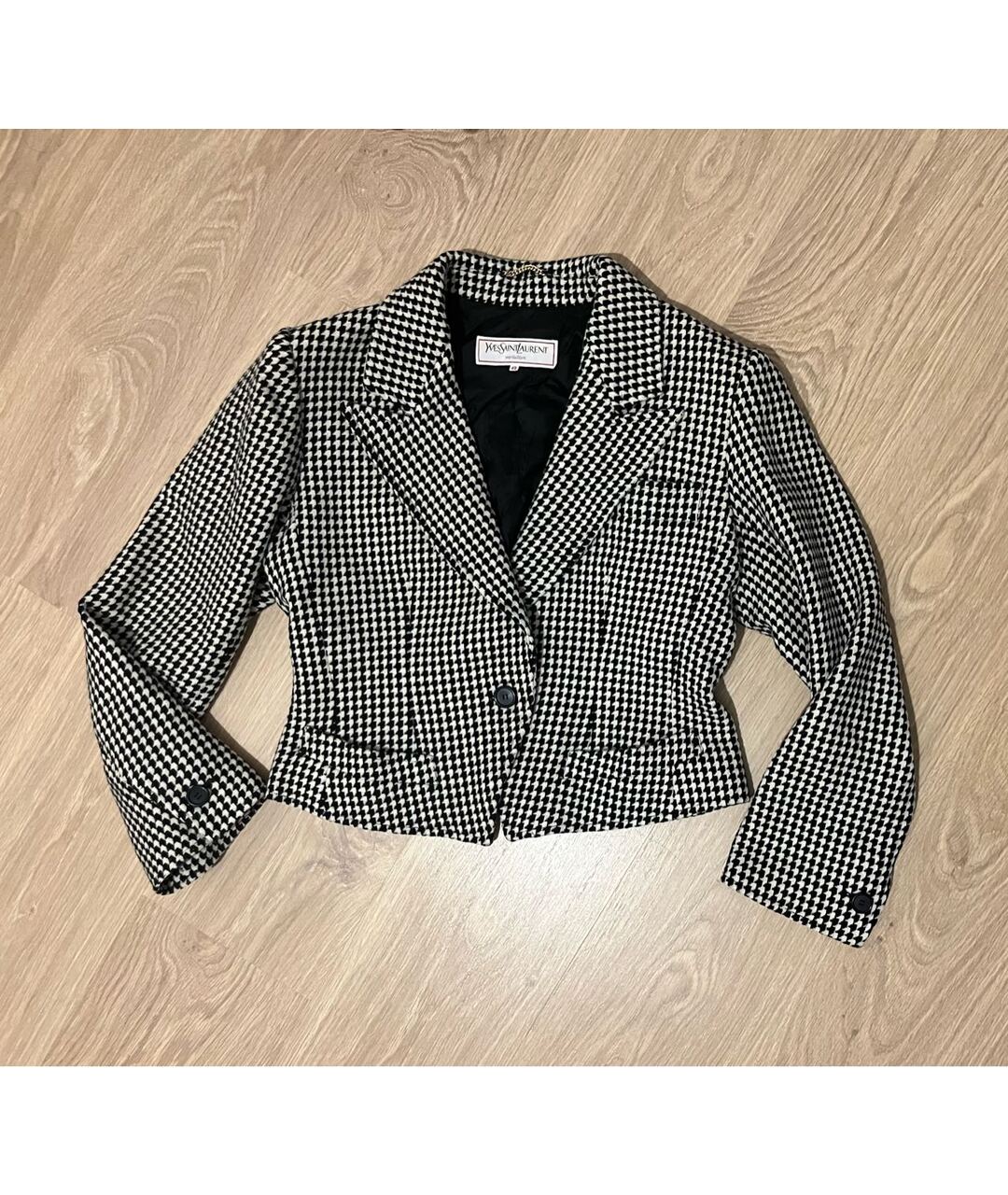 YVES SAINT LAURENT VINTAGE Мульти шерстяной жакет/пиджак, фото 4
