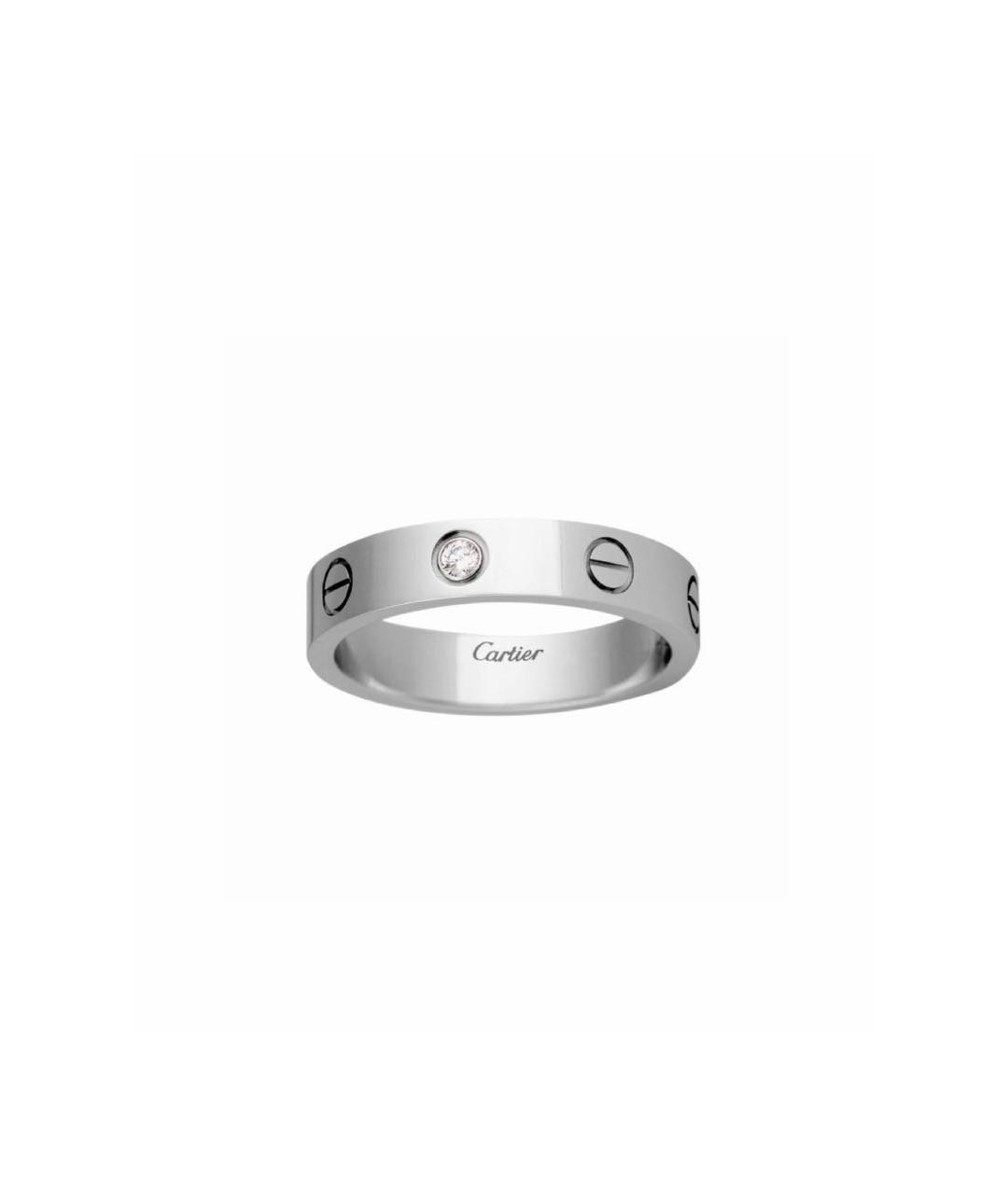 CARTIER Белое кольцо из белого золота, фото 1