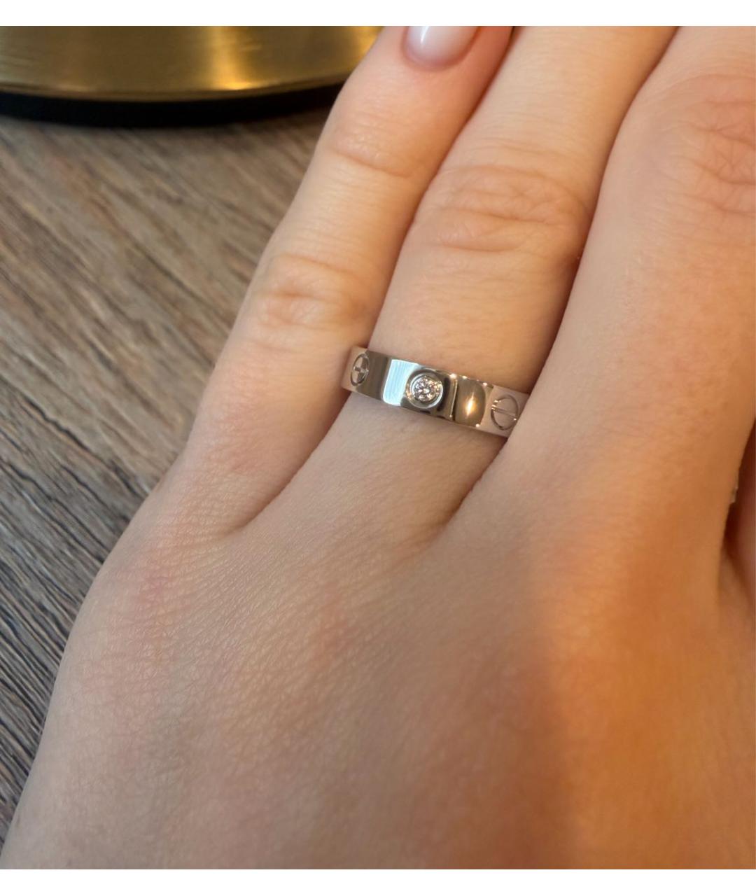 CARTIER Белое кольцо из белого золота, фото 4