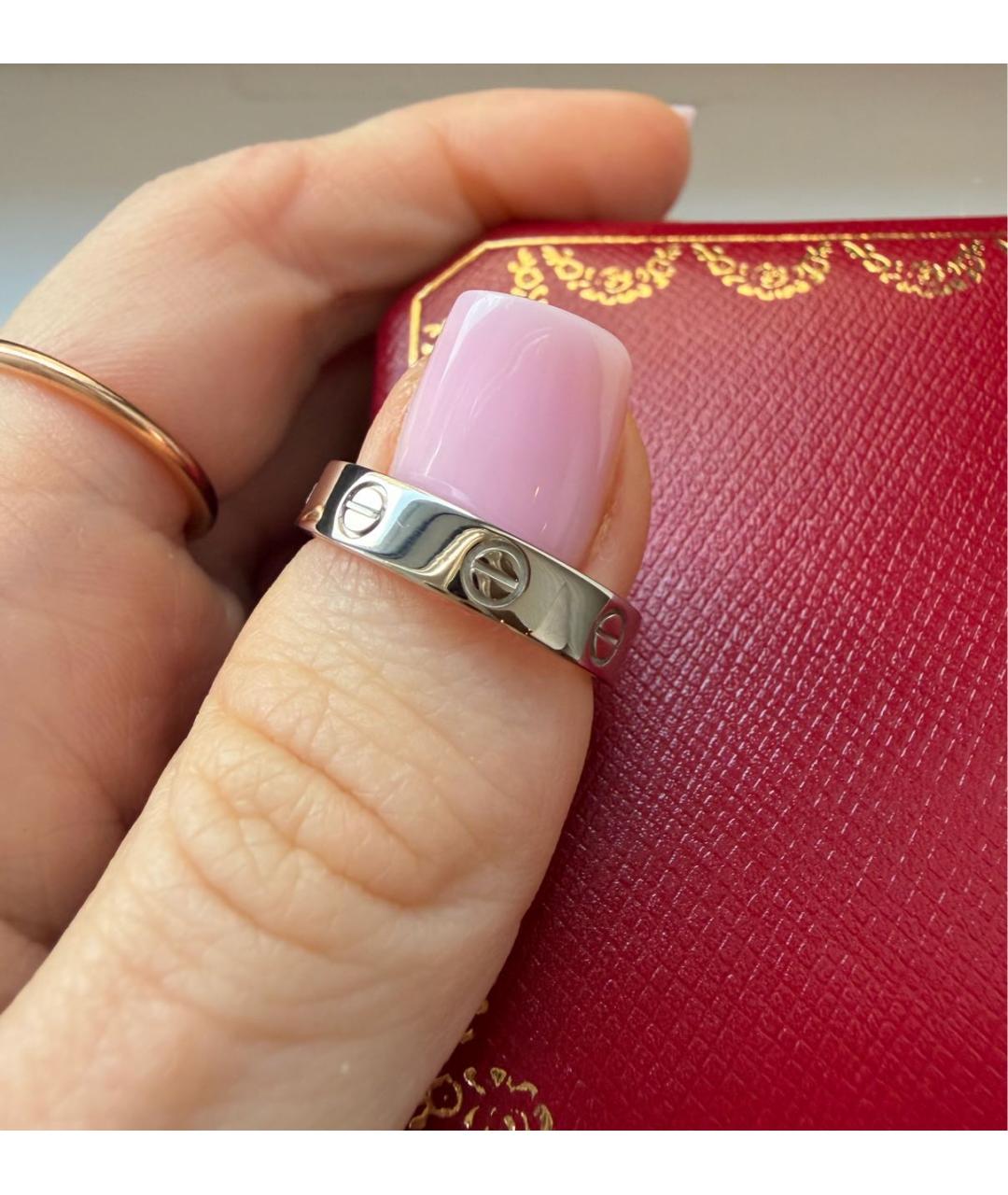 CARTIER Белое кольцо из белого золота, фото 3