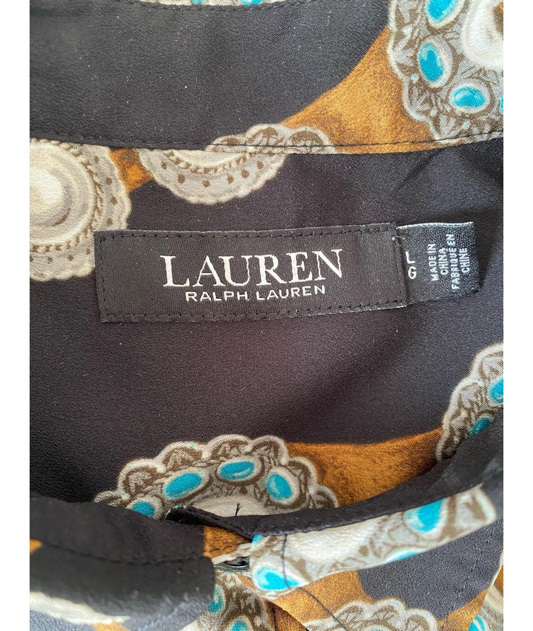 RALPH LAUREN Черная полиэстеровая блузы, фото 5