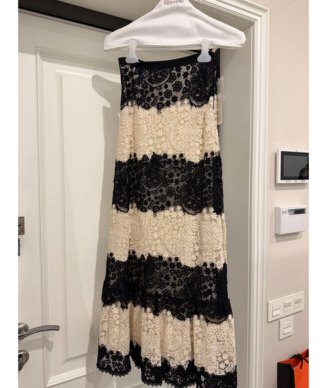 RED VALENTINO Кружевная юбка макси, фото 5