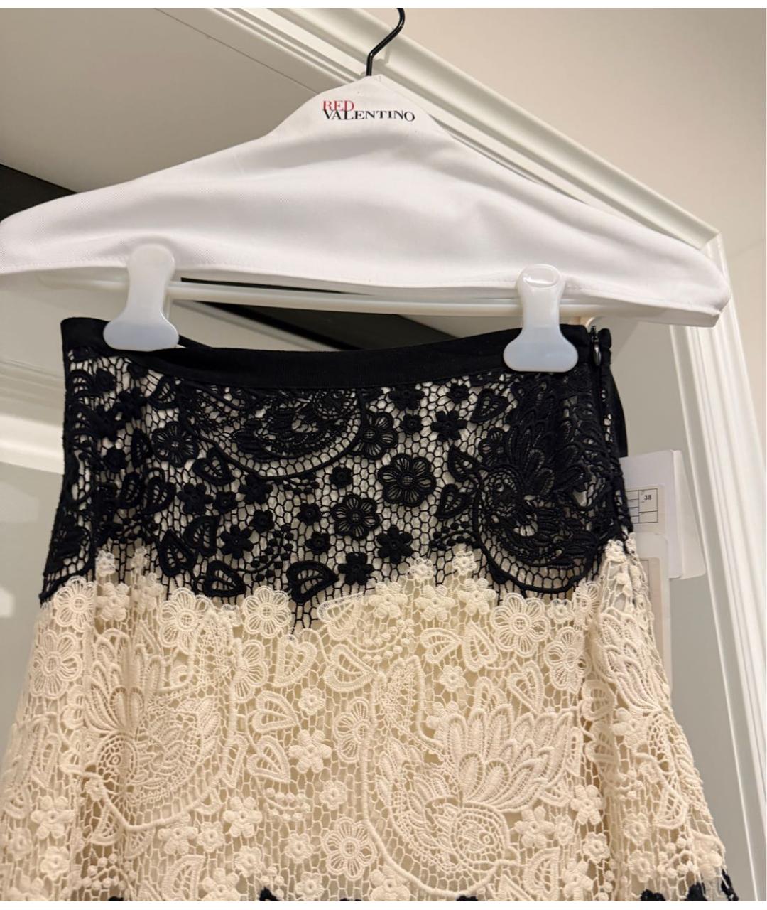 RED VALENTINO Кружевная юбка макси, фото 2