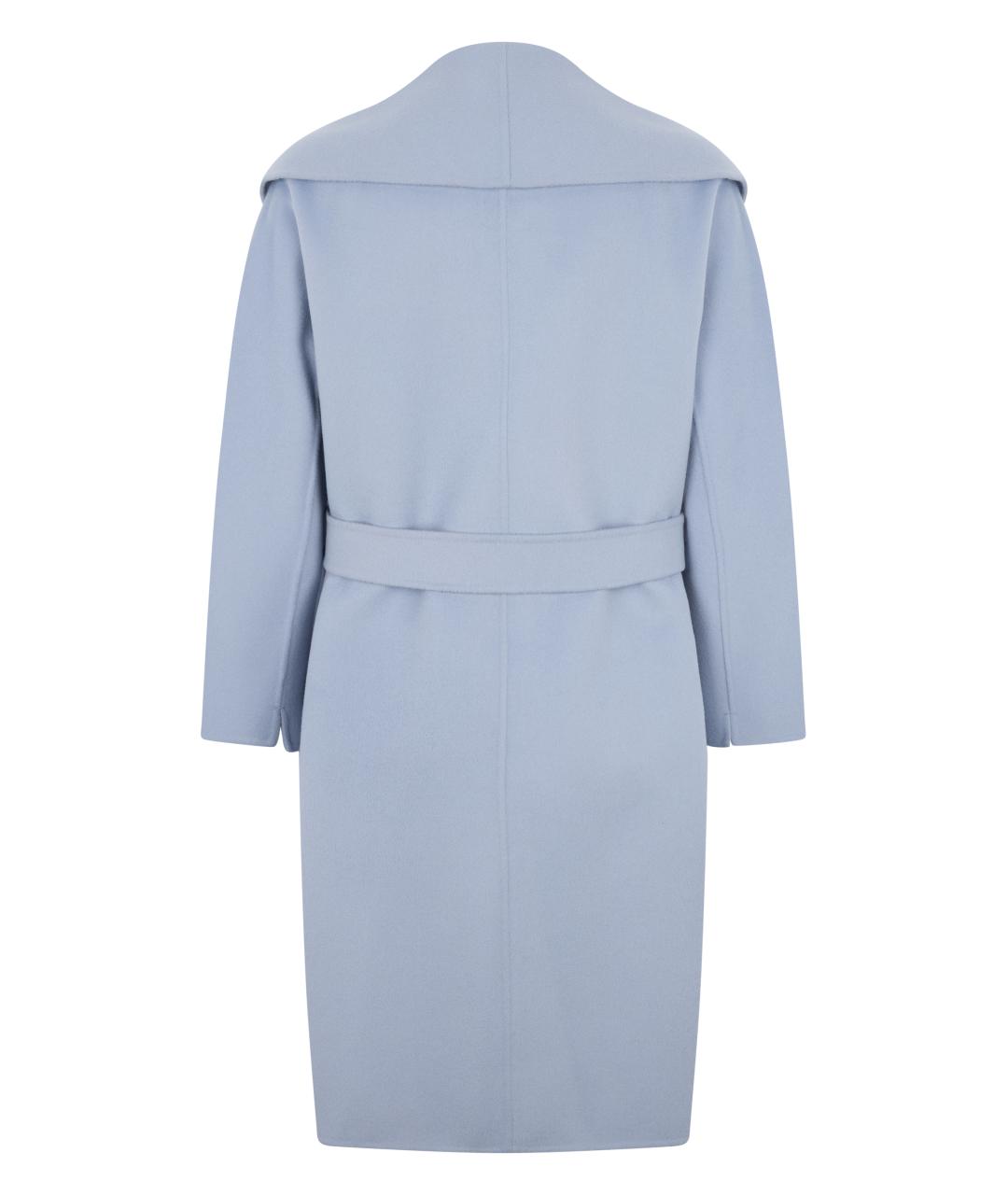 'S MAX MARA Голубое шерстяное пальто, фото 2