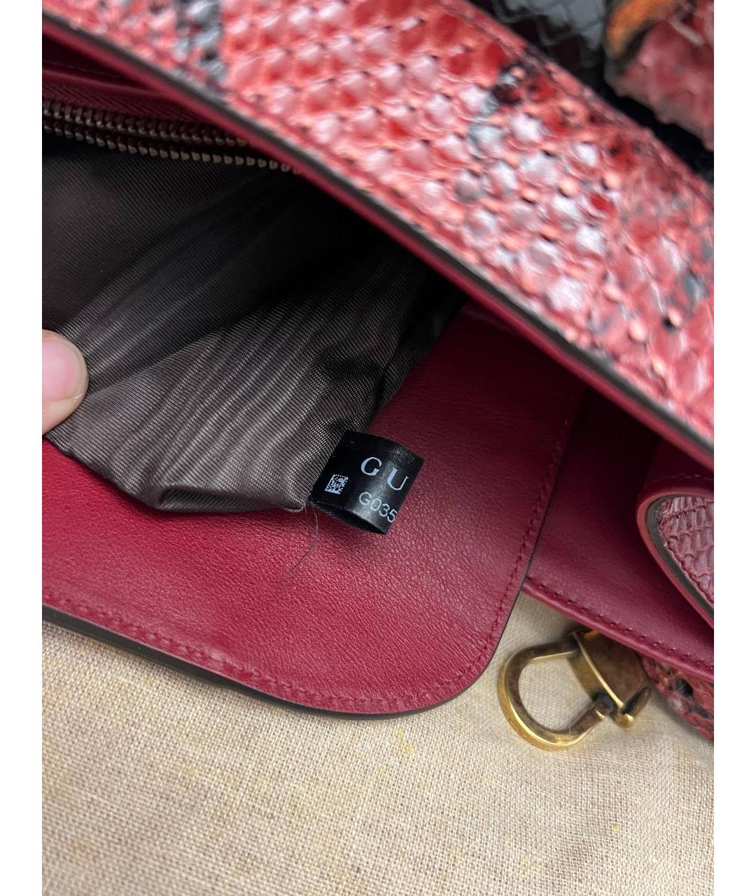 GUCCI Мульти сумка через плечо из экзотической кожи, фото 7