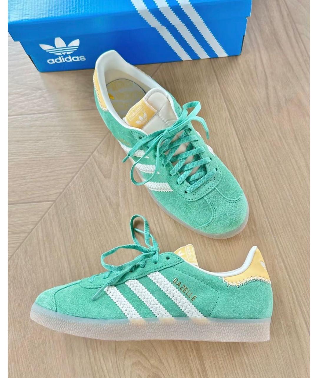 ADIDAS Зеленые кроссовки, фото 2