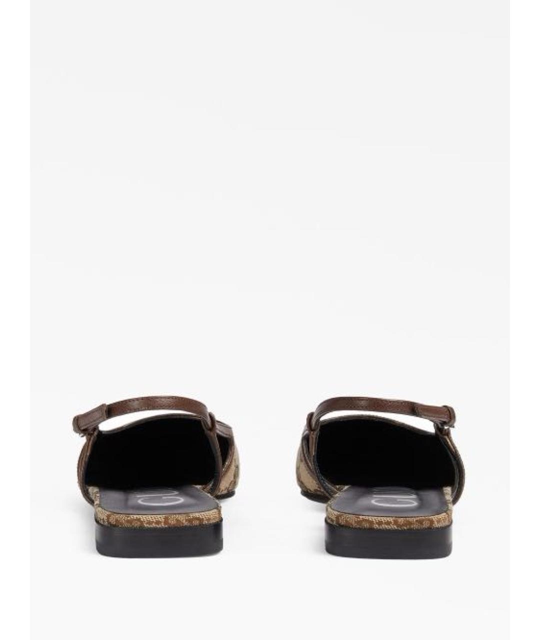 GUCCI Бежевые мюли, фото 3