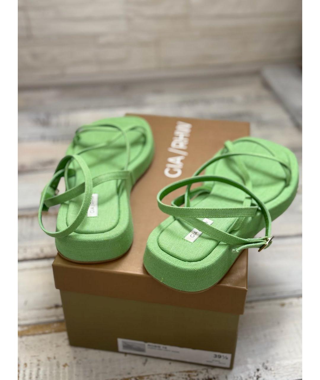 GIABORGHINI Зеленые босоножки, фото 4