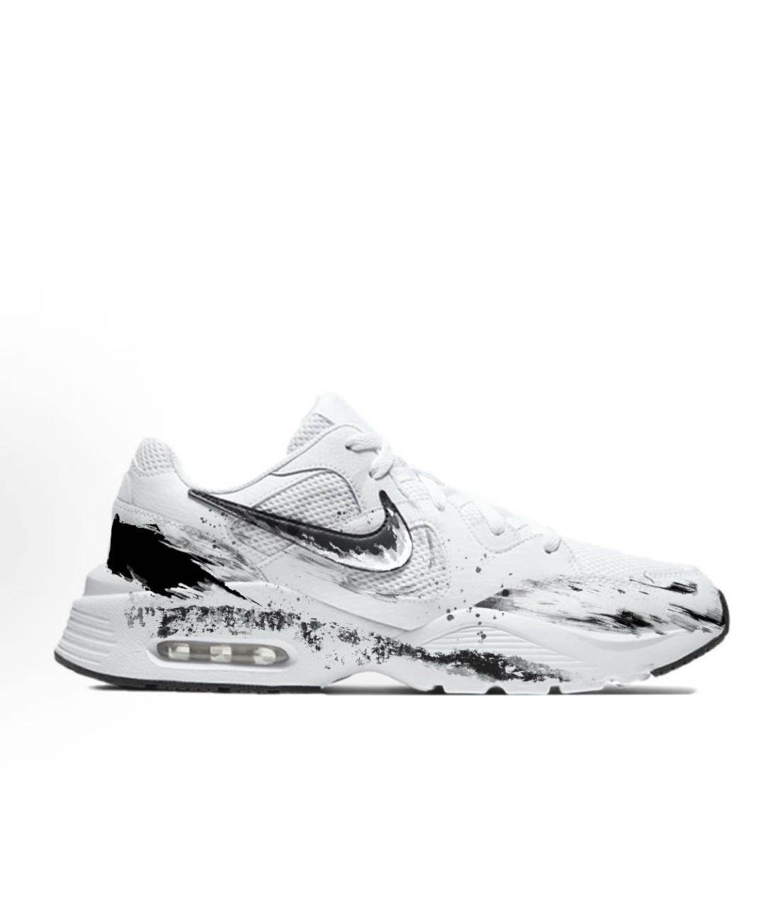 NIKE Белые кожаные низкие кроссовки / кеды, фото 8