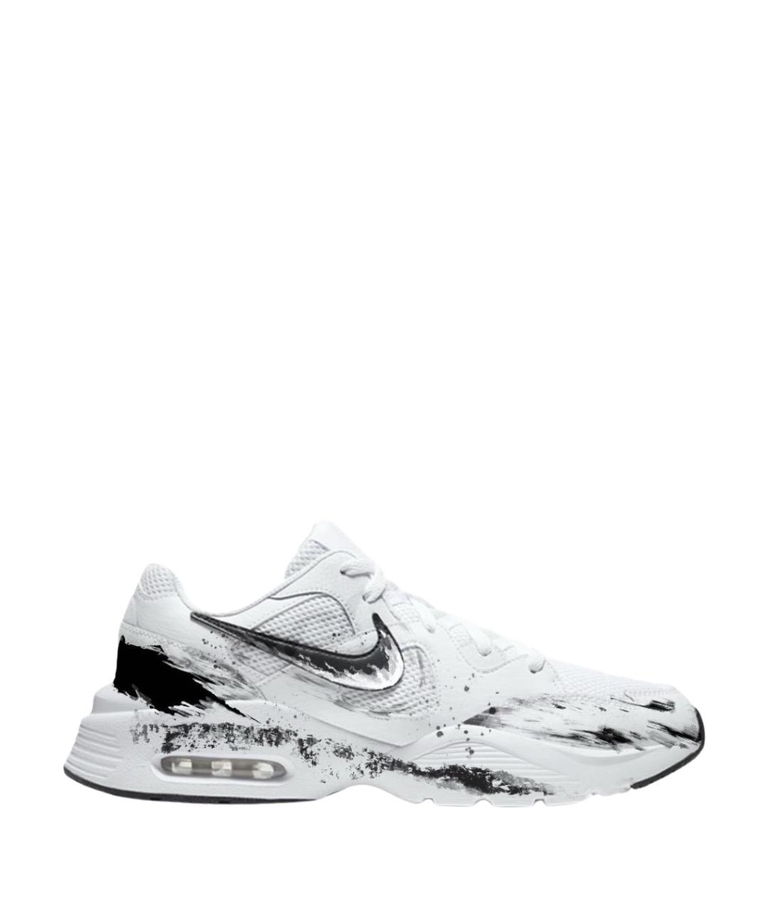 NIKE Белые кожаные низкие кроссовки / кеды, фото 1