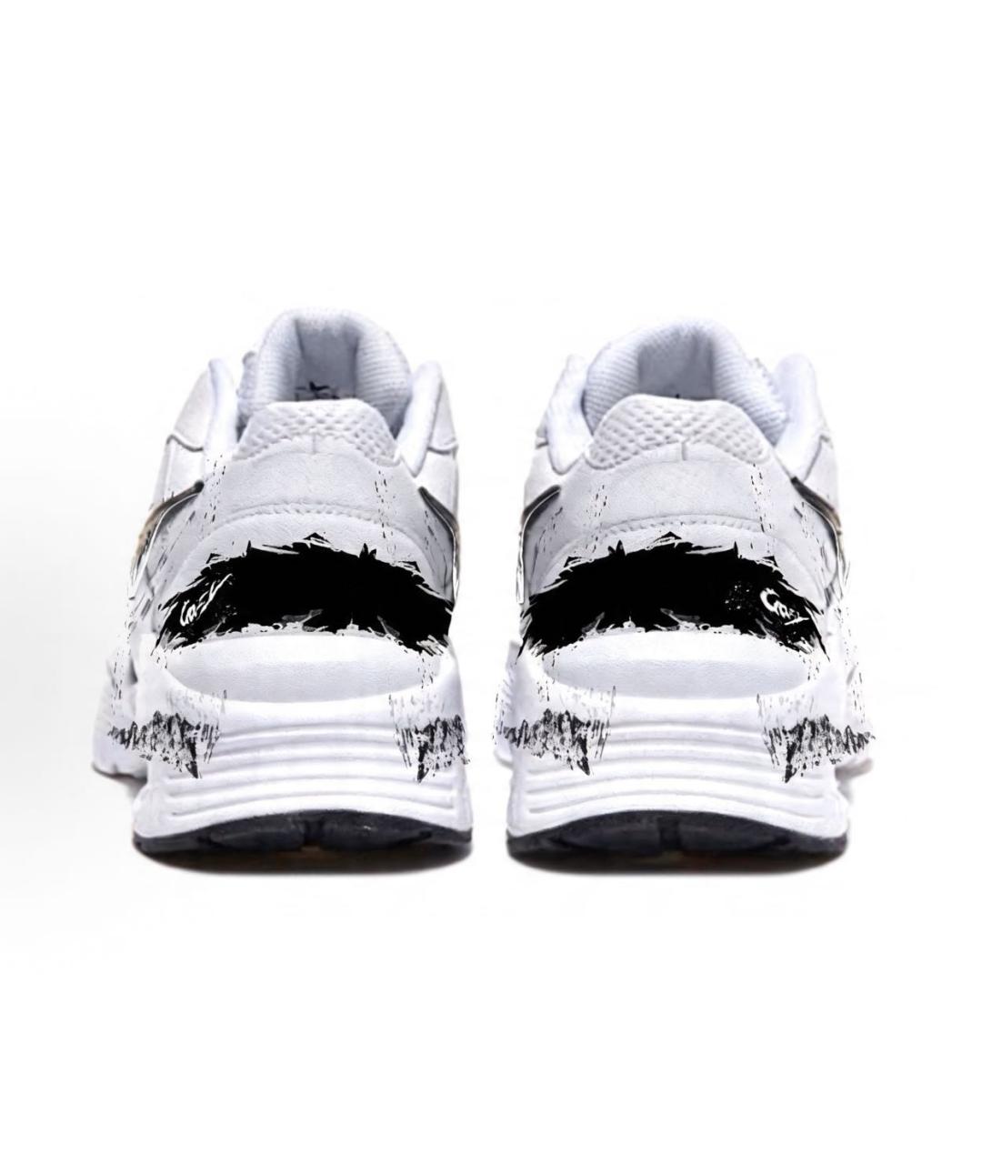 NIKE Белые кожаные низкие кроссовки / кеды, фото 4