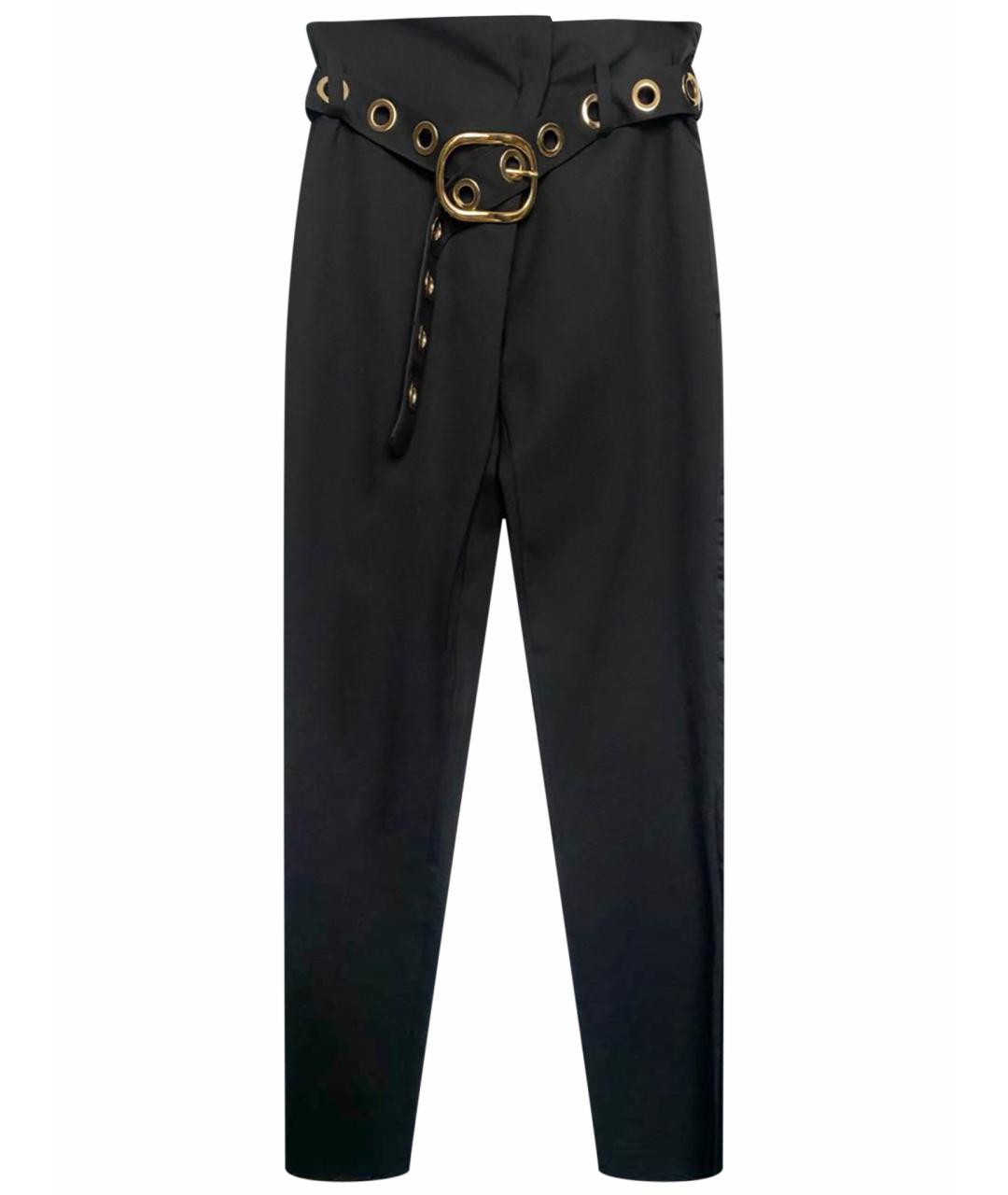PIERRE BALMAIN Черные шерстяные брюки узкие, фото 1