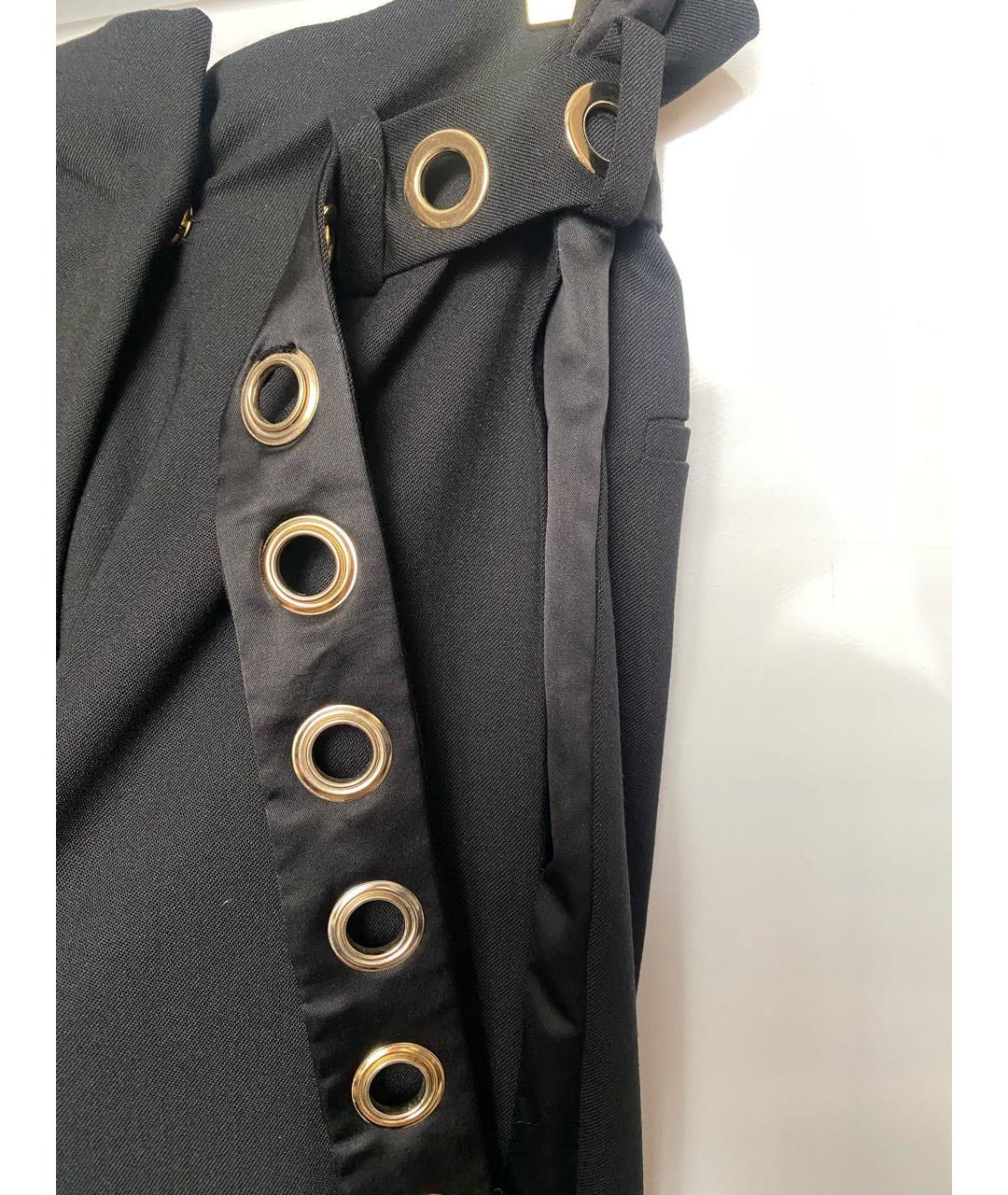PIERRE BALMAIN Черные шерстяные брюки узкие, фото 5