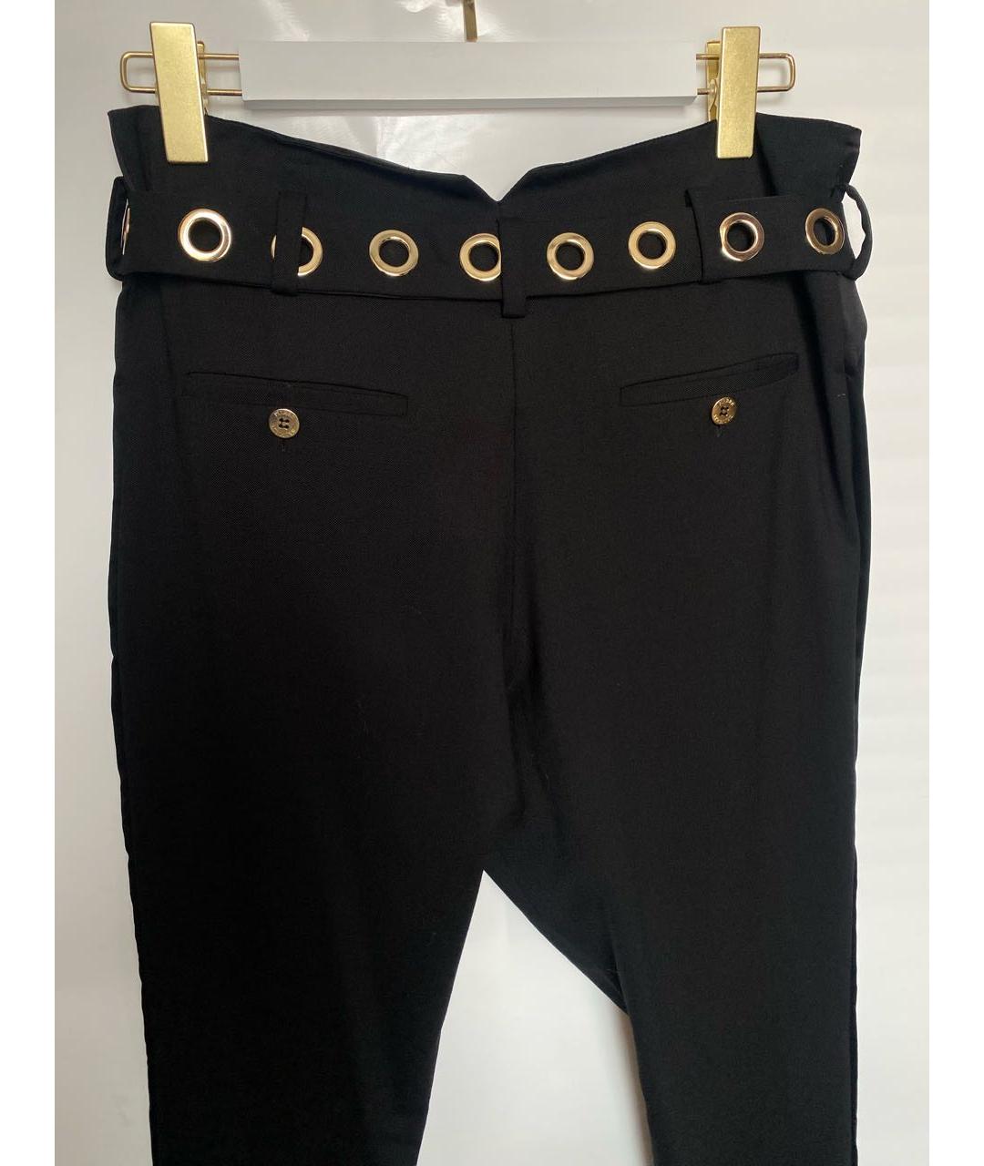 PIERRE BALMAIN Черные шерстяные брюки узкие, фото 2