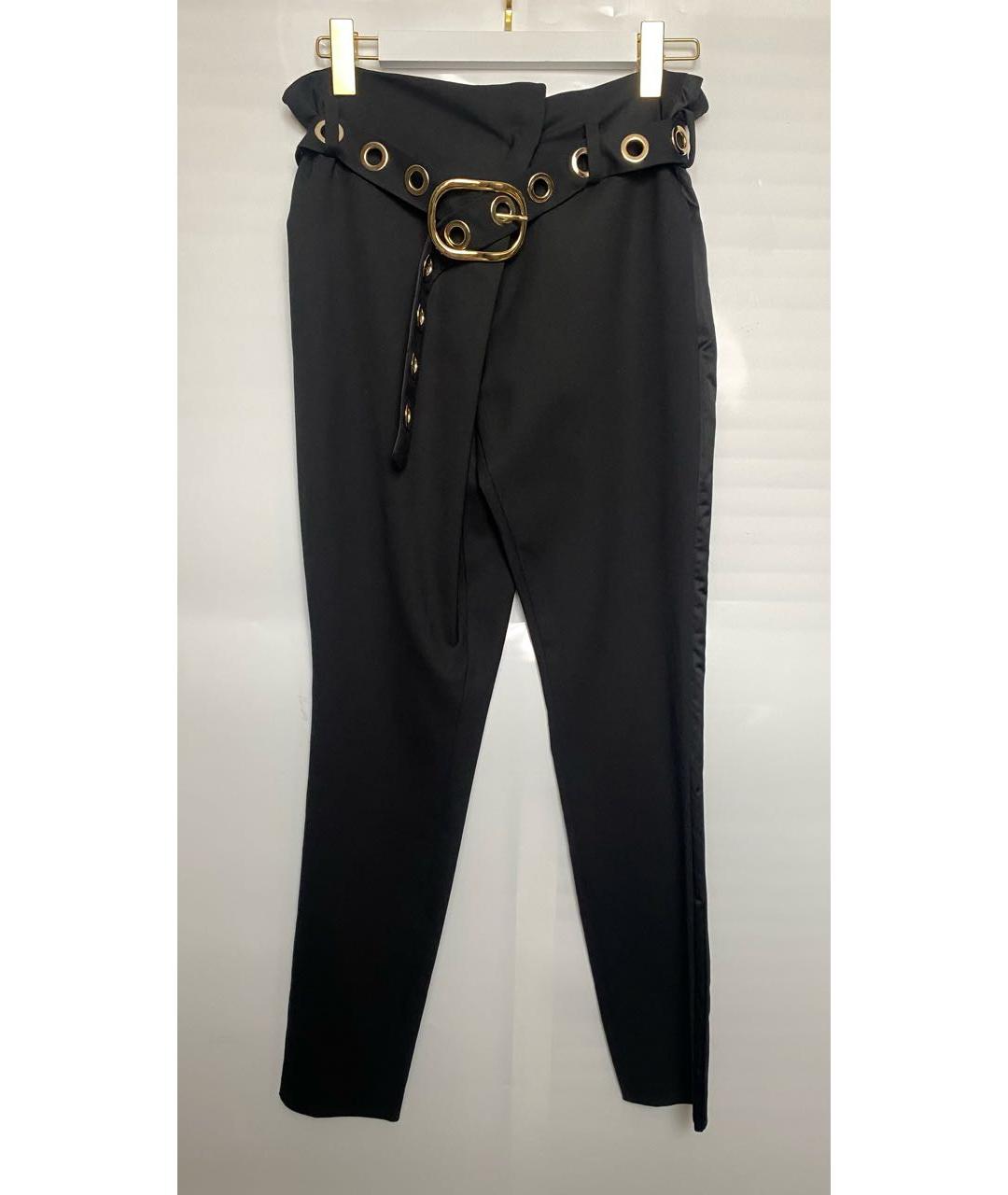 PIERRE BALMAIN Черные шерстяные брюки узкие, фото 6