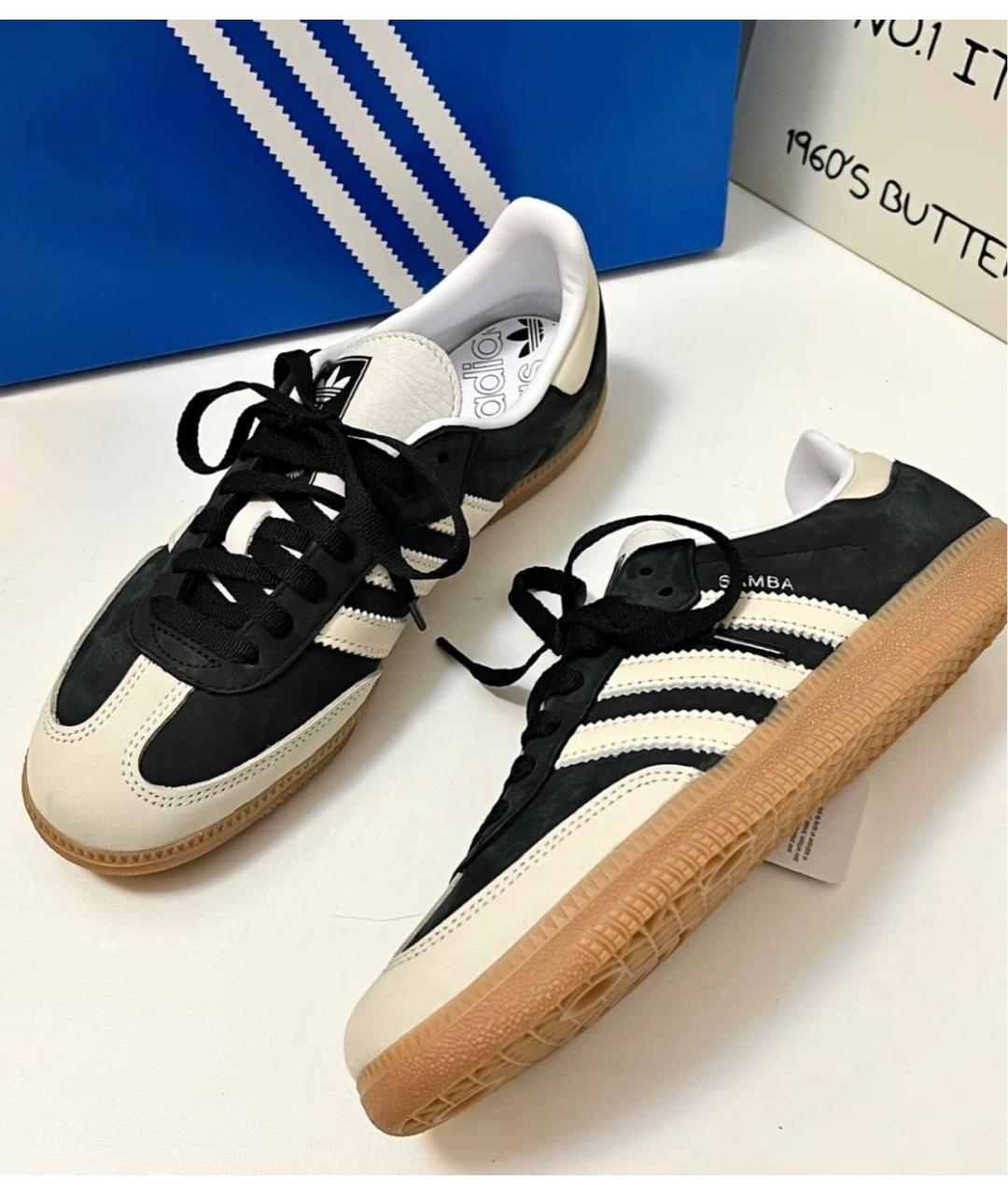 ADIDAS Черные кроссовки, фото 2