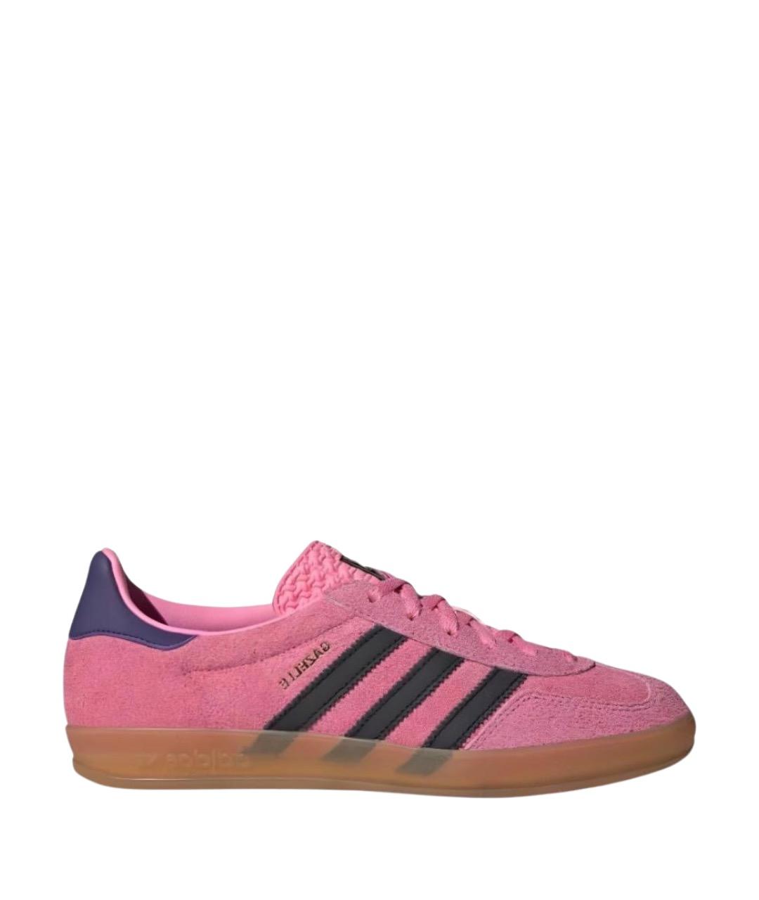 ADIDAS Розовые замшевые кроссовки, фото 1
