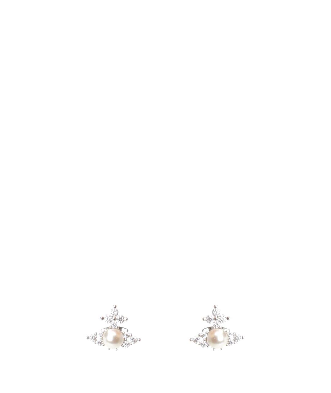VIVIENNE WESTWOOD Серебряные латунные серьги, фото 1