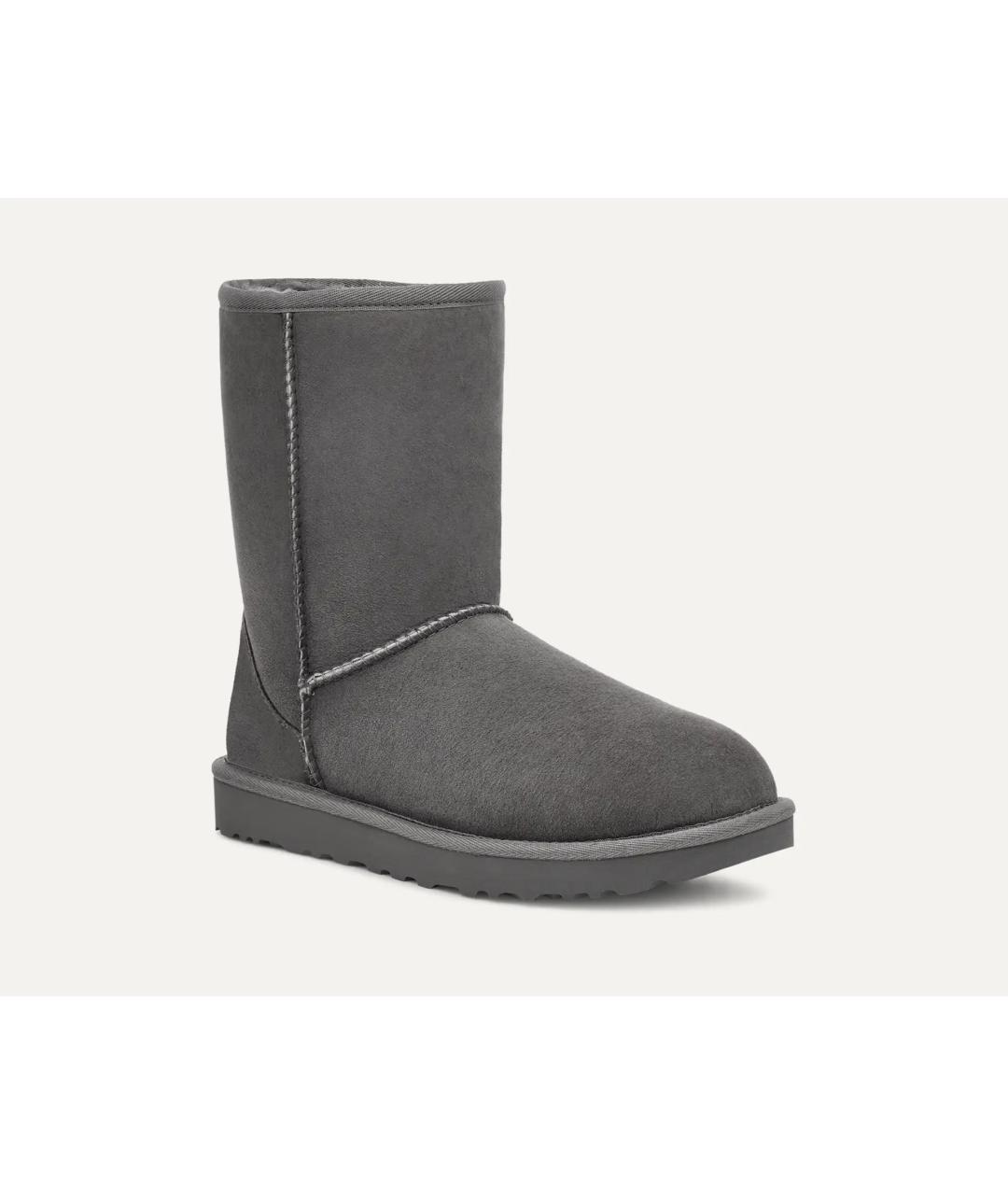 UGG AUSTRALIA Серые замшевые ботинки, фото 2