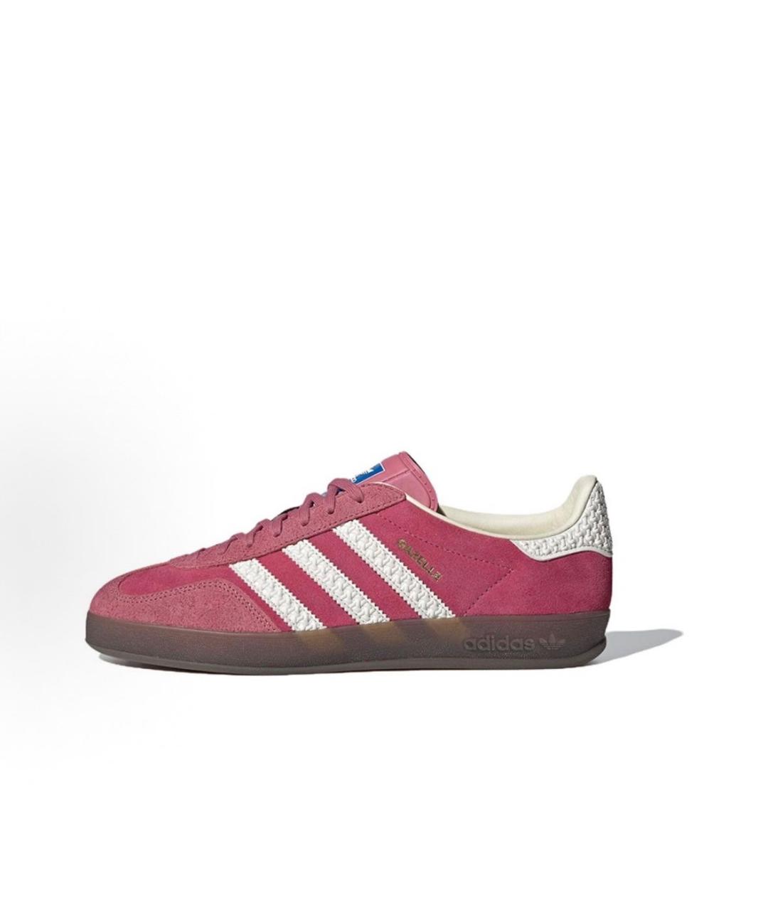 ADIDAS Розовые замшевые кроссовки, фото 3