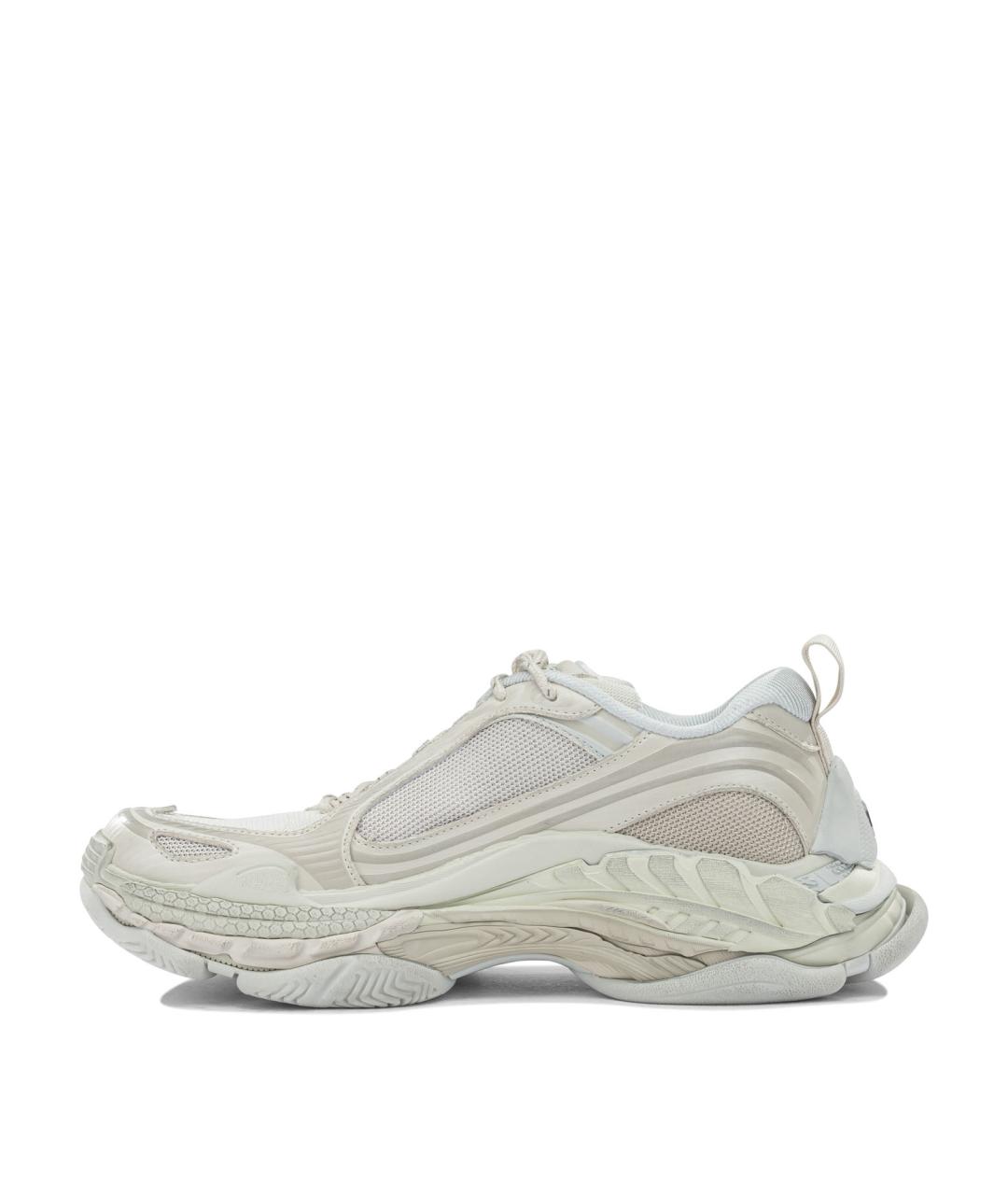 BALENCIAGA Белые текстильные кроссовки, фото 3